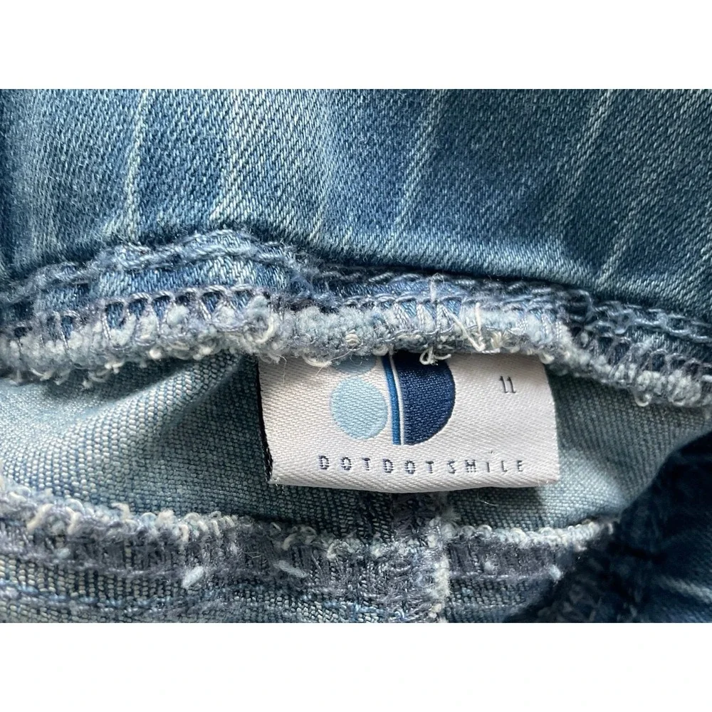 NWT‎ Dot Dot Smile blue denim jeggings/jeans - girls size 11 - medium wash